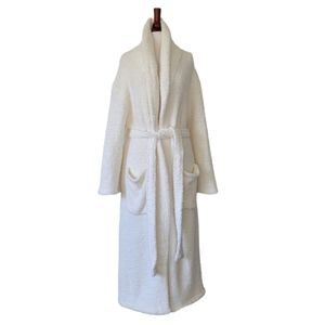 Barefoot Dreams Cozychic Ivory Maxi Robe Style# 509